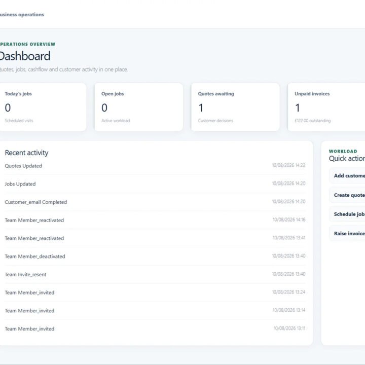 UK Trades SaaS – Complete Business Management WordPress Plugin